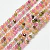 Natural Tourmaline Bead Strands G-P279-45-2mm-1