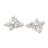 Brass with Glass Charms KK-G468-28P-2