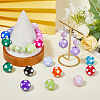 SOFPLATE 24Pcs 12 Colors Acrylic Beads MACR-SP0001-15-4