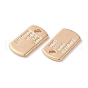 Brass Charms KK-G491-58G-2