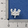 Brass Micro Pave Cubic Zirconia Peg Bails Pendants KKB-L215-040S-3