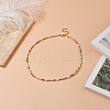 Mother's Day Jewellery Natural Pearl & Glass Beaded Necklace for Women NJEW-JN04241-2