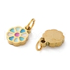 Ion Plating(IP) 304 Stainless Steel Enamel Charms STAS-Q333-08G-01-2
