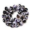 Natural Fire Crackle Agate Beads Strands G-U023-A17-01-3