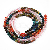 Natural & Synthetic Mixed Gemstone Beads Strands G-D080-A01-03-25-2