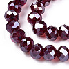 Electroplate Glass Beads Strands EGLA-A034-T3mm-A28-3