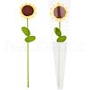 Cotton Knitting Artificial Flower AJEW-WH0013-50-2