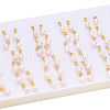 Natural Pearl Teardrop Dangle Stud Earrings PEAR-N020-06H-5