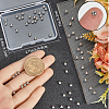 Beebeecraft 60Pcs Stainless Steel Ear Nuts STAS-BBC0005-14P-3