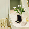 Rectangle PU Leather Badge Storage Gift Boxes CON-WH0085-91-6