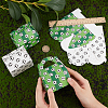 Olycraft 16Pcs 2 Colors Football Pattern Kraft Paper Candy Boxes CON-OC0001-48-3