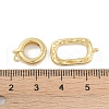 Rack Plating Brass Fold Over Clasps KK-A224-27C-G-3