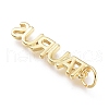 Brass Pendants ZIRC-I048-15G-08-2