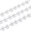 ABS Imitation Pearl Round Beaded Chains CHS-A015-06P-1