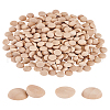 250Pcs Unfinished Natural Wood Cabochons WOOD-LP0001-10-1