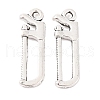 Saw Tibetan Style Zinc Alloy Pendants X-TIBEP-R334-185AS-RS-1