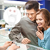 Acrylic Earring Display Stands Cube EDIS-WH0032-16A-6