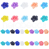 HOBBIESAY 20 Style Food Grade Eco-Friendly Silicone Beads SIL-HY0001-16-1