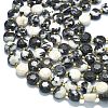 Natural Zebra Jasper Beads Strands G-C116-A122-01-3