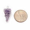 Natural & Synthetic Gemstone Pendants PALLOY-JF01470-5