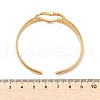 304 Stainless Steel Cuff Bangles for Women BJEW-B120-01G-04-5