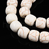 Dyed Synthetic Howlite Beads Strands TURQ-T004-11-3
