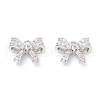 Rack Plating Brass Micro Pave Cubic Zirconia Charms X-ZIRC-C026-02P-1