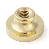 Flower Frame Brass Stamp Heads AJEW-M037-09G-07-3