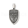 304 Stainless Steel Manual Polishing Pendants STAS-G280-14AS-2