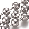Tarnish Resistant 304 Stainless Steel Ball Chains CHS-E021-13D-P-2