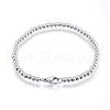 Tarnish Resistant 304 Stainless Steel Beaded Bracelets BJEW-G544-34P-2