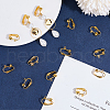 Beebeecraft 36Pcs Brass Clip-on Earring Findings KK-BBC0016-10G-4