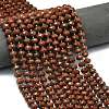 Natural Red Sesame Jasper Beads Strands G-P573-A33-01-1