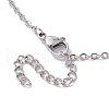 Crystal Stone Cage Pendant Necklaces NJEW-JN04755-04-4