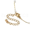 ABS Imitation Pearl Beaded Chains Bracelet Making AJEW-JB01351-4