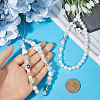 Gorgecraft 2Pcs 2 Styles Plastic Pearl & Resin & Glass Mobile Straps AJEW-GF0001-21B-3
