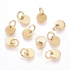 Ion Plating(IP) 304 Stainless Steel Charms STAS-I124-01A-G-1