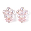Transparent Epoxy Resin Flower Decoden Cabochons CRES-M034-06A-1