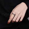 Hollow Out Rose 925 Sterling Silver Adjustable Finger Rings for Women FS-WGC8A12-01-3