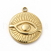 304 Stainless Steel Pendants STAS-M305-04G-1