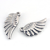 201 Stainless Steel Wing Pendants STAS-Q192-27-1