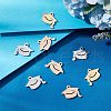 Unicraftale 12Pcs 3 Colors 304 Stainless Steel Pendants STAS-UN0040-12-6