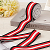 Gorgecraft 4.7 Yards Flat Nylon Striped Elastic Band OCOR-GF0003-84A-4