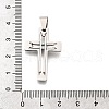 201 Stainless Steel Pendants STAS-R166-04P-3