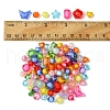 15 Styles Transparent Acrylic Beads TACR-FS0001-49-5