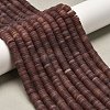 Natural Purple Aventurine Beads Strands G-P575-B48-6x1mm-1