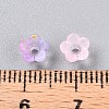 Frosted Transparent Acrylic Beads X-OACR-N137-72C-4