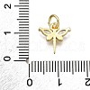 Rack Plating Brass Micro Pave Cubic Zirconia Pendants KK-D343-12G-3