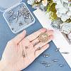 Unicraftale 40Pcs 4 Style 304 Stainless Steel Pendants STAS-UN0054-99-3