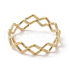 Ion Plating(IP) 304 Stainless Steel Wave Finger Rings for Women RJEW-G315-07A-G-2